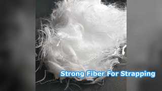 Fibra di poliestere vergine ad alta resistenza per reggiatura